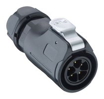 LUMBERG 0252 05 Circular Connector, Standard Circular Connector, 02 Series, Cable Mount Plug, 5 Contacts