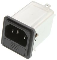 TE CONNECTIVITY - SCHAFFNER FN9262SB-6-06 Filtered IEC Power Entry Module, IEC C14, Medical, 10 A, 250 VAC, 2-Pole Fuse Holder