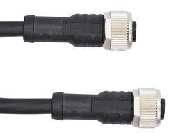 AMPHENOL LTW M12A08FL-12AFL-SB002 Cable de Sensor, Receptáculo Recto Sensor M12, Receptáculo Recto Sensor M12, 8 Contactos, 2 m