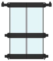 NVENT HOFFMAN UAC2DDR42U DOORS BI DIRECTIONAL 42U ROHS COMPLIANT: YES