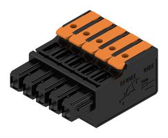 WEIDMULLER 2741590000 Pluggable Terminal Block, 5 mm, 5 Positions, 2.5 mm², Snap In