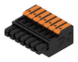 WEIDMULLER 2741610000 Pluggable Terminal Block, 5 mm, 7 Positions, 2.5 mm², Snap In