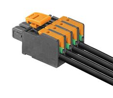 WEIDMULLER 2741690000 Pluggable Terminal Block, 5 mm, 4 Positions, 2.5 mm², Snap In