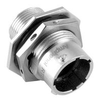 AMPHENOL SINE/TUCHEL RT00147PNH03 Circular Connector, Standard Circular Connector, ecomate RM Series, Flange Mount Receptacle