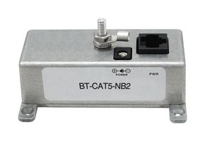 L-COM BT-CAT5-NB2 DC Injector, Sub-Zero Heated Enclosure, Cast Aluminum Housing, Integral Mounting Feet