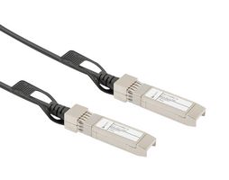 L-COM DAC-P10GMSA-6M Computer Cable, Transceiver, SFP+ Plug, SFP+ Plug, 19.7 ft, 6 m, Black, DAC-P10GMSA Series
