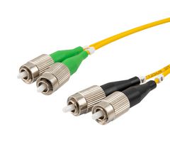 L-COM FCA-FAFU-DPS2P-05 Cable de Fibra Óptica, Monomodo, OS2, 2 Fibras, 9µm / 125µm, 16.4 ft