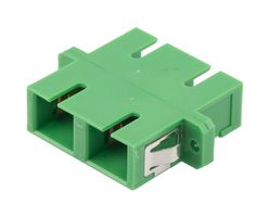 L-COM FOA-SASM2-PC0F Fiber Optic Adapter, SC Duplex, SC Duplex, Jack, Jack, Straight Panel Adapter