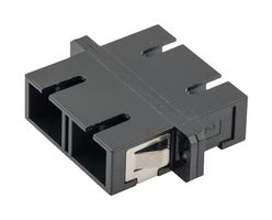 L-COM FOA-914F Fiber Optic Adapter, SC Duplex, SC Duplex, Jack, Jack, Straight Panel Adapter