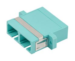 L-COM FOA-914FA Fiber Optic Adapter, SC Duplex, SC Duplex, Straight Panel Adapter