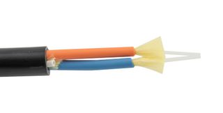 L-COM FOBIB25OM3RKB2-M Cable de Fibra Óptica, Multimodo, 50µm/125µm, 2 Fibras, 7 mm, 3.3 ft, 1 m