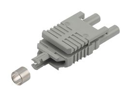 L-COM FOCOVLDLG-1.0X2.2 Fiber Optic Connector, Latch, Grey, Versatile Link Duplex, Valox Body
