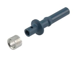 L-COM FOCOVLSFB-1.0X2.2 Fiber Optic Connector, Friction, Black, Versatile Link Simplex, Valox Body