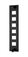 L-COM FSP-SC6-0-BNK Patch Panel, SC Coupler, Unloaded Patch Panel, 6 Ports, FSP Series