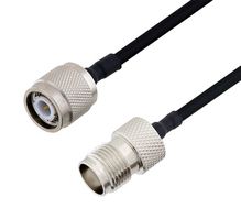L-COM LCCA30106-FT10 RF / Coaxial Cable Assembly, 10 ft, 3.05 m, 0.141 Hand Formable, TNC Plug, TNC Jack, 50 ohm