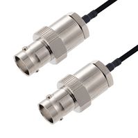 L-COM LCCA30109-FT1.5 RF / Coaxial Cable Assembly, 1.5 ft, 457.2 mm, 0.141 Hand Formable, BNC Jack, BNC Jack, 50 ohm