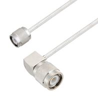 L-COM LCCA30124-FT10 RF / Coaxial Cable Assembly, 10 ft, 3.05 m, 0.085 Hand Formable, TNC Plug, TNC Right Angle Plug