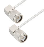 L-COM LCCA30125-FT6 RF / Coaxial Cable Assembly, 6 ft, 1.8 m, 0.085 Hand Formable, TNC Right Angle Plug