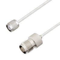 L-COM LCCA30126-FT10 RF / Coaxial Cable Assembly, 10 ft, 3.05 m, 0.085 Hand Formable, TNC Plug, TNC Jack, 50 ohm