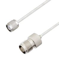 L-COM LCCA30126-FT6 RF / Coaxial Cable Assembly, 6 ft, 1.8 m, 0.085 Hand Formable, TNC Plug, TNC Jack, 50 ohm