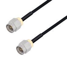 L-COM LCCA30131-FT2 RF / Coaxial Cable Assembly, 2 ft, 609.6 mm, 0.085 Hand Formable, SMA Plug, SMA Plug, 50 ohm