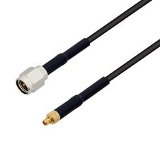 L-COM LCCA30381-FT4 Cable RF / Coaxial ensamblado, 4 ft, 1.2 m, CA-100, SMA Macho, Macho MMCX, 50 ohm