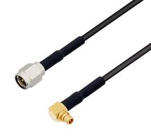 L-COM LCCA30382-FT6 RF / Coaxial Cable Assembly, 6 ft, 1.8 m, CA-100, SMA Plug, MMCX Right Angle Plug, 50 ohm