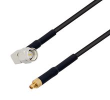 L-COM LCCA30386-FT2 Cable RF / Coaxial ensamblado, 2 ft, 609.6 mm, CA-100, SMA Macho de Ángulo Recto, Macho MMCX