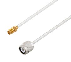 L-COM LCCA30430-FT4 RF / Coaxial Cable Assembly, 4 ft, 1.2 m, 0.141 Hand Formable, TNC Plug, SMA Jack, 50 ohm