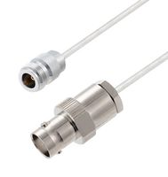 L-COM LCCA30441-FT4 RF / Coaxial Cable Assembly, 4 ft, 1.2 m, 0.141 Hand Formable, N Type Jack, BNC Jack, 50 ohm