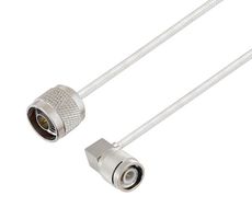 L-COM LCCA30445-FT4 RF / Coaxial Cable Assembly, 4 ft, 1.2 m, 0.141 Hand Formable, N Type Plug, TNC Right Angle Plug