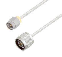 L-COM LCCA30539-FT10 RF / Coaxial Cable Assembly, 10 ft, 3.05 m, 0.085 Hand Formable, N Type Plug, SMA Plug, 50 ohm