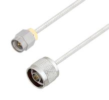 L-COM LCCA30539-FT4 RF / Coaxial Cable Assembly, 4 ft, 1.2 m, 0.085 Hand Formable, N Type Plug, SMA Plug, 50 ohm