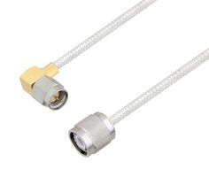 L-COM LCCA30558-FT10 RF / Coaxial Cable Assembly, 10 ft, 3.05 m, 0.085 Hand Formable, SMA Right Angle Plug, TNC Plug
