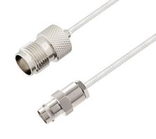 L-COM LCCA30595-FT5 RF / Coaxial Cable Assembly, 5 ft, 1.5 m, 0.085 Hand Formable, BNC Jack, TNC Jack, 50 ohm