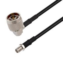 L-COM LCCA30697-FT4 RF / Coaxial Cable Assembly, 4 ft, 1.2 m, RG58, N Type Right Angle Plug, SMA Jack, 50 ohm