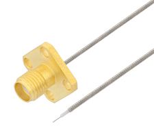 L-COM LCCA30711-1FT RF / Coaxial Cable Assembly, 1 ft, 304.8 mm, 0.047" Hand Formable, SMA Jack, Free End, 50 ohm
