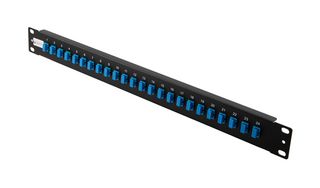 L-COM LCFPP-24SC-BAR Panel de Conexiones, SC/UPC Coupler, 24 Puertos, 1U