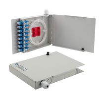 L-COM LCFTB-108-SC Distribución de Energía, Acero Laminado en Frío, 8 Tomacorrientes, 30.48 mm, 147.32 mm