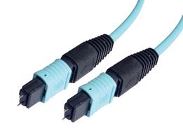 L-COM MPMM12OM3-10 12 FIBER OM3 MPM-MPM OFNR AQU 10M ROHS COMPLIANT: YES