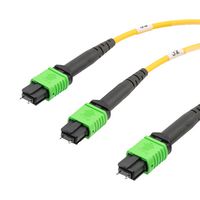 L-COM MPM24212SMR-3 Fiber Optic Cable, Singlemode, 24 Fibers, 9µm / 125µm, 9.8 ft