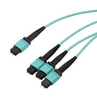 L-COM MPM24308OM3Z-CA-10 Fiber Optic Cable, Multimode, OM3, 24 Fibers, 50µm / 125µm, 32.8 ft