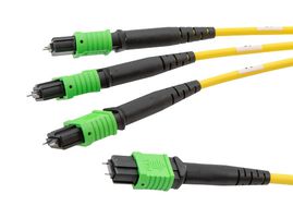 L-COM MPM24308SMZ-3 Fiber Optic Cable, Singlemode, 24 Fibers, 9µm / 125µm, 9.8 ft
