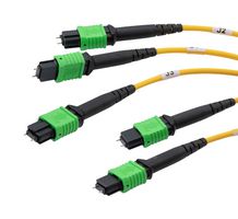 L-COM MPM308212SMR-1 Fiber Optic Cable, Singlemode, 24 Fibers, 9µm / 125µm, 3.3 ft