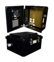 L-COM NBBPC141206-1HFS Plastic Enclosure, 120 VAC Mnt Plate, Outdoor / Weatherproof, Polycarbonate, 370.84 mm, 320.04 mm