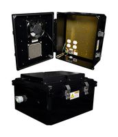 L-COM NBBPC141206-10F Plastic Enclosure, 120 VAC Mnt Plate, Outdoor / Weatherproof, Polycarbonate, 370.84 mm, 320.04 mm