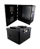 L-COM NBBPC181610-E0V Plastic Enclosure, 240 VAC Mnt Plate, Outdoor / Weatherproof, Polycarbonate, 480.06 mm, 426.72 mm