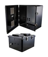 L-COM NBBPC181610-00V Plastic Enclosure, Drilled Mnt, Vented Lid, Outdoor / Weatherproof, Polycarbonate, 480.06 mm