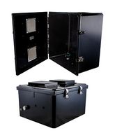 L-COM NBBPC181610-00VDR Plastic Enclosure, DIN Rail & Vented Lid, Outdoor / Weatherproof, Polycarbonate, 480.06 mm