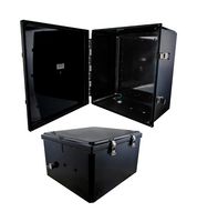 L-COM NBBPC181610-000DR Plastic Enclosure, DIN Rail Mnt, Outdoor / Weatherproof, Polycarbonate, 480.06 mm, 426.72 mm